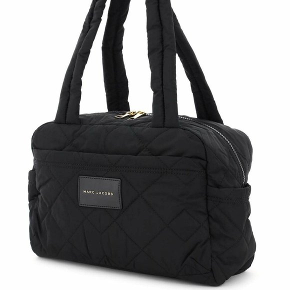 Marc Jacobs Handbags - Marc Jacobs Quilted Duffel Nylon Small Weekender Travel Bag BLACK Brand New